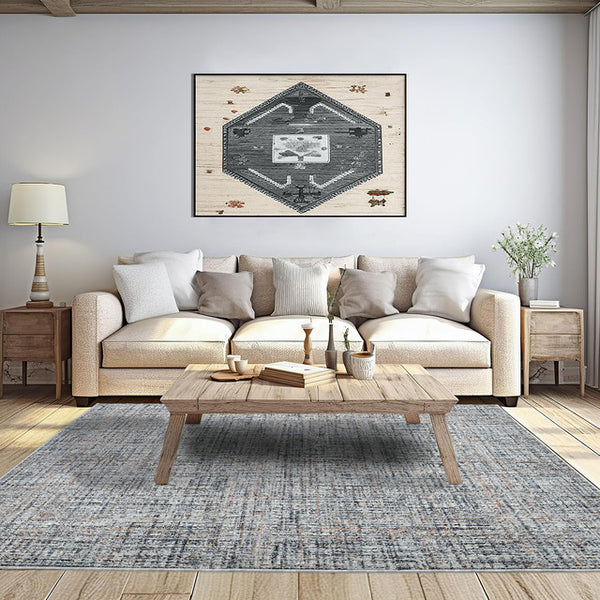 Sussex Home Novelty Collection Area Rug, Extra Soft and Comfy Carpet, Area Rugs for Living Room Rug, Indoor Rug, Gray&Anthracite