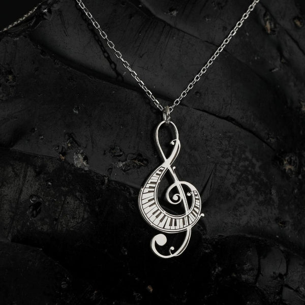 Treble Clef Necklace