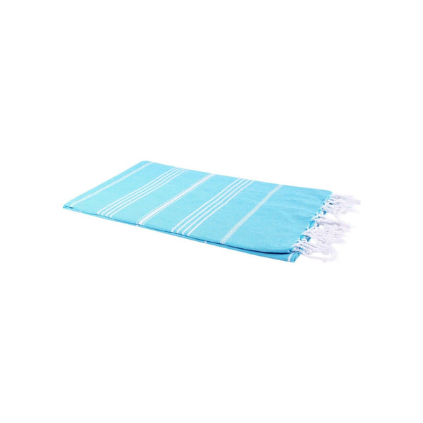 SussexHome Turkish Bath Towel Peshtemal Fouta 39" X 71" |Turquoise