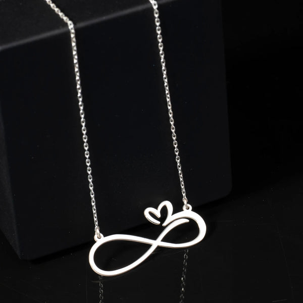 Heart Infinity Necklace