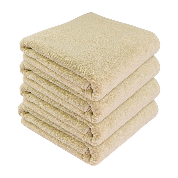 SussexHome Hotel-Quality 4 Piece Of Large Bath Towels - 40 x 80 Inches Solid Design