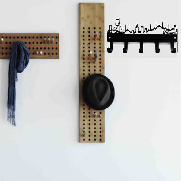 Istanbul Key Holder, Metal Decorative Key Organizer