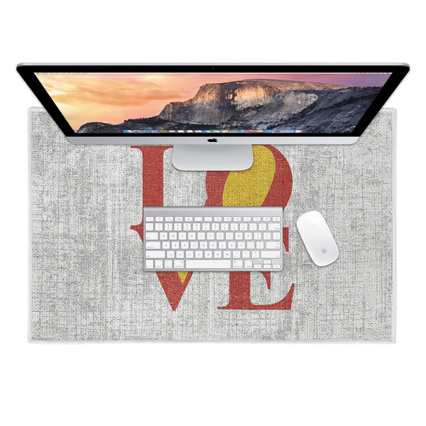 Sussexhome Philadelphia Design Large Mouse Pad for Desk - Cotton Mousepad for Desktop, Table, Office Desk Pad- 20" x 31.5"