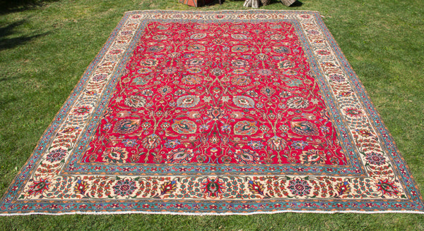 Vintage Oriental Premium Handmade Unique Rug  9'7'' X 13'3''