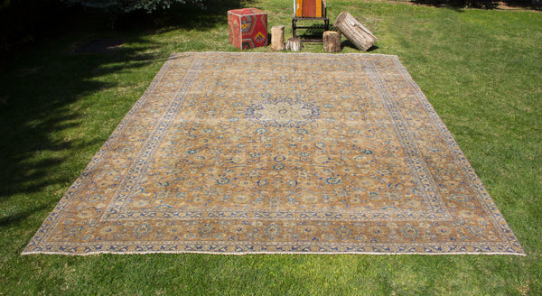 Vintage Oriental Premium Handmade Unique Rug  9'9'' X 13'2''