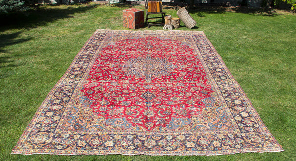 Vintage Oriental Premium Handmade Unique Rug  9'3'' X 15'5''