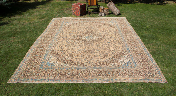 Vintage Oriental Premium Handmade Unique Rug  9'5'' X 12'12''