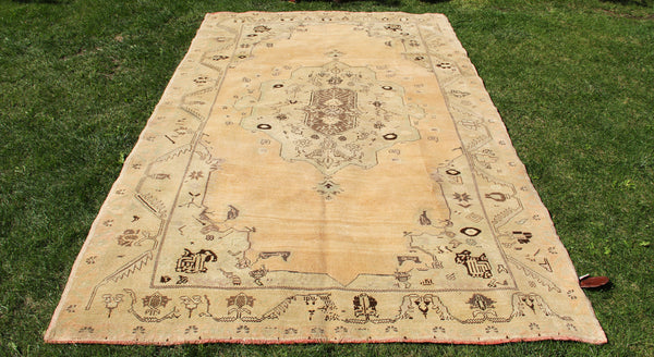 Heritage Handmade Unique Rug  5'7'' X 9'0''