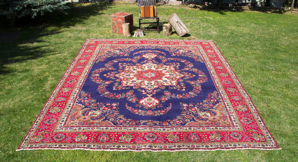 Vintage Oriental Premium Handmade Unique Rug  9'8'' X 12'8''