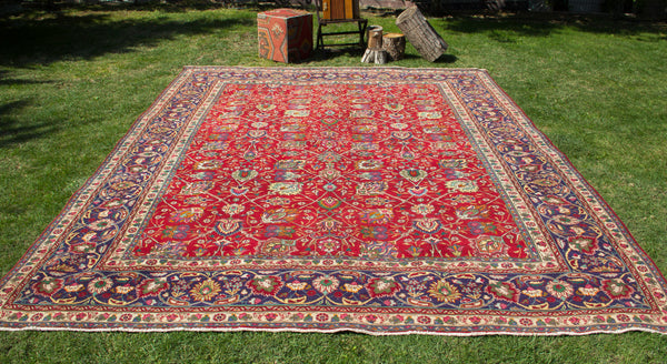 Vintage Oriental Premium Handmade Unique Rug  9'8'' X 12'10''