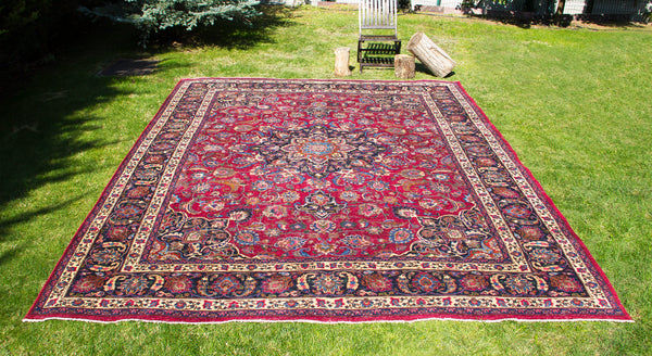 Vintage Oriental Premium Handmade Unique Rug  10'4'' X 13'12''