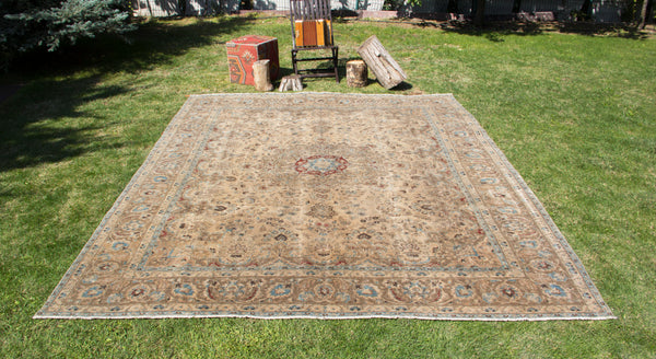 Vintage Oriental Premium Handmade Unique Rug  9'0'' X 11'9''