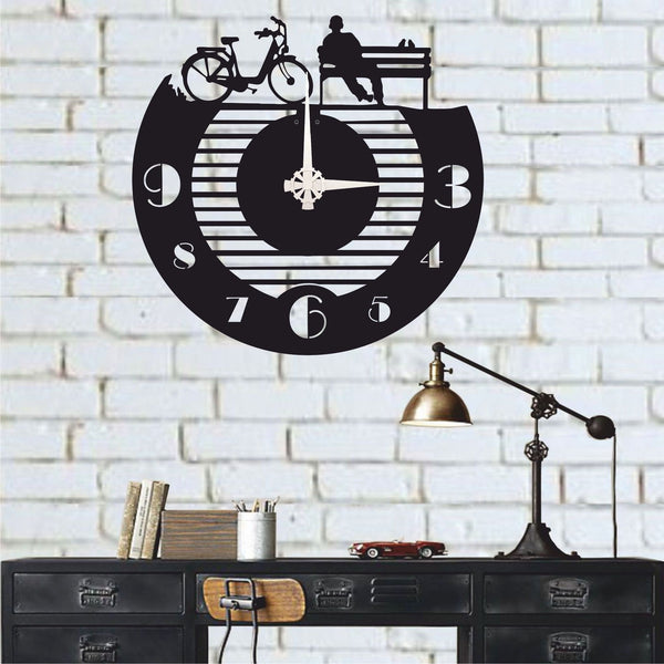 Bicycle Clock