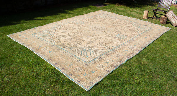 Vintage Oriental Premium Handmade Unique Rug  9'9'' X 13'1''