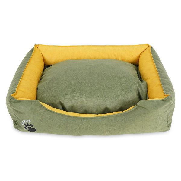 Premium Washable Pet Bed for Small Dogs - 19.3 x 14.2 x 7 Inches