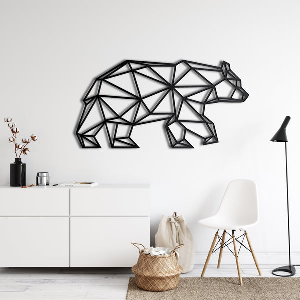 Bear Metal Wall Art