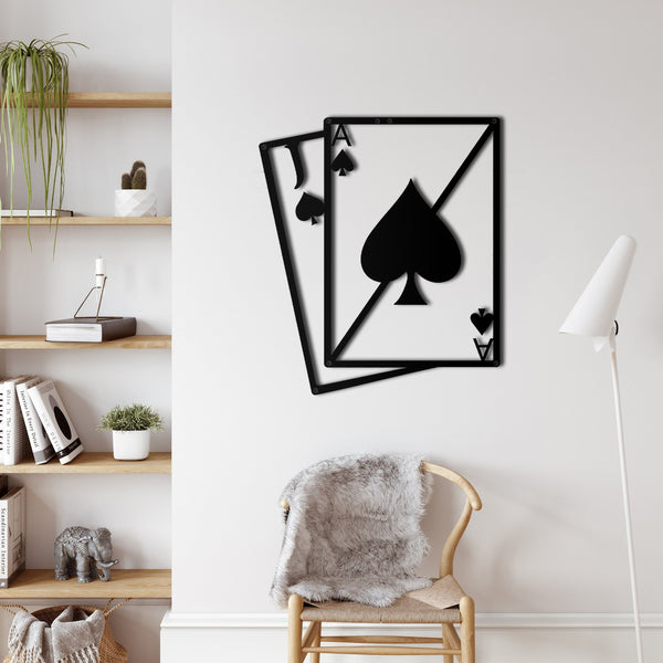 Ace of Spades Metal Wall Art