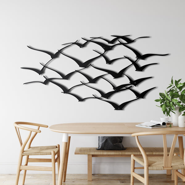 Cranes Metal Wall Art