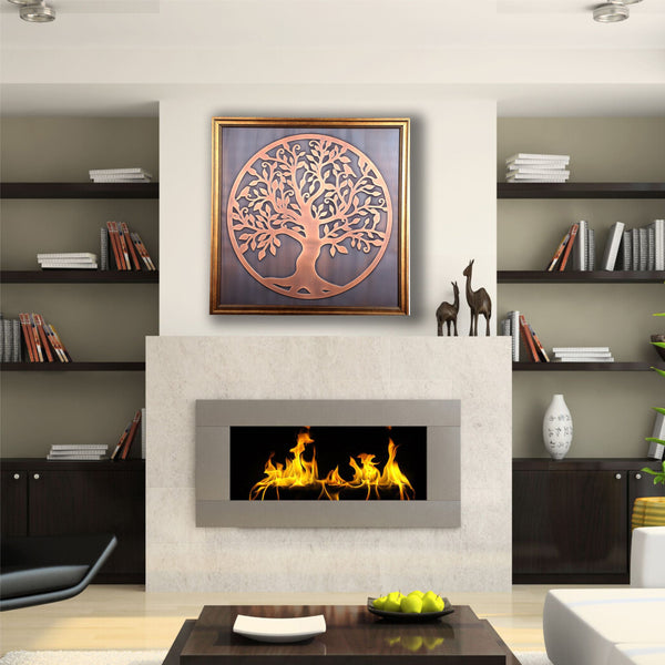 Family Tree Copper Wall Art