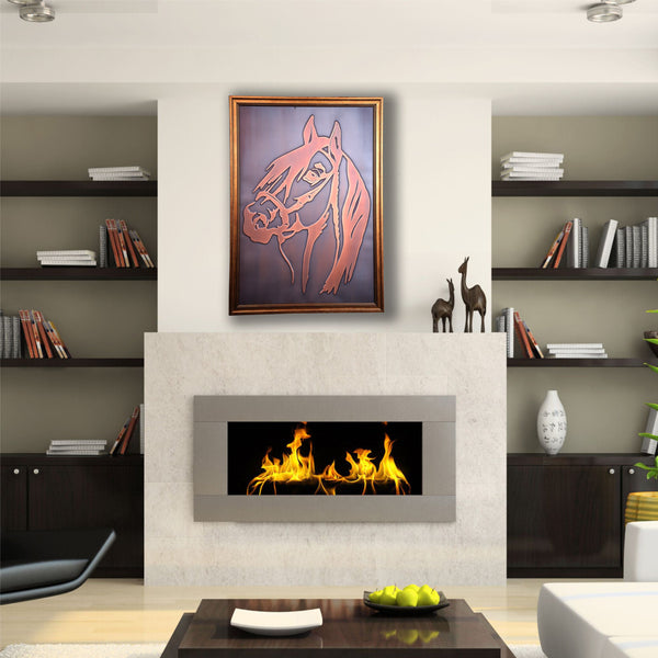 Horse Head Copper Wall Art