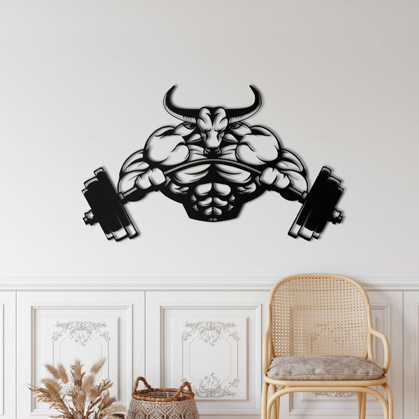 Bull Metal Wall Art