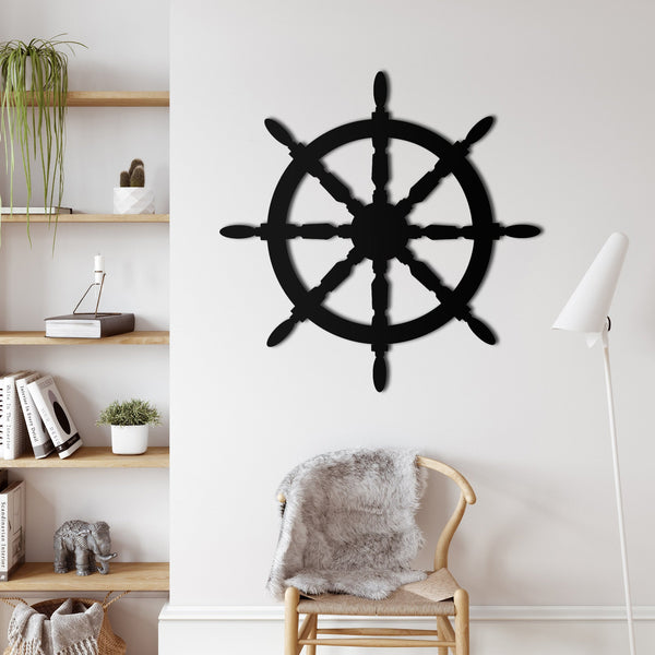 Compass Monogram Metal Wall Art