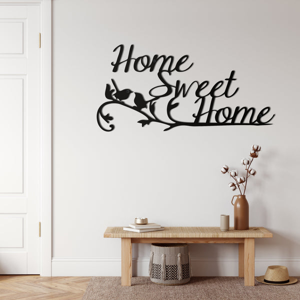 Home Sweet Home Metal Wall Art