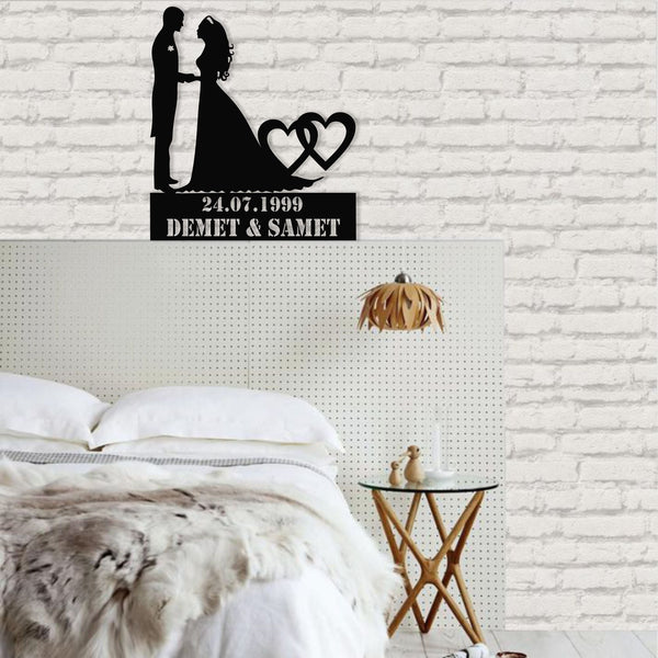 Wedding Metal Wall Art