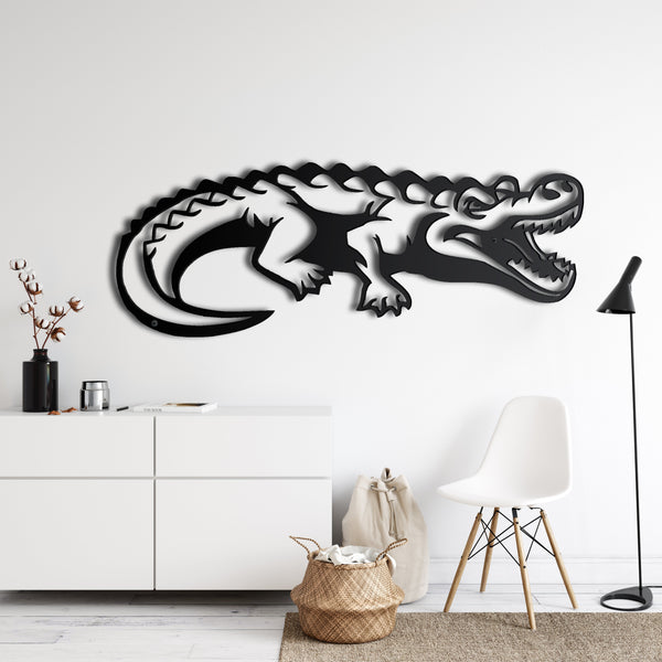 Crocodile Metal Wall Art