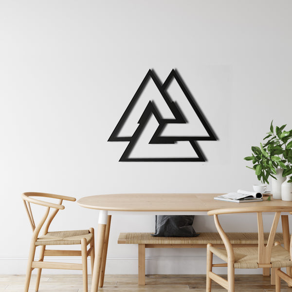 Valknut Metal Wall Art