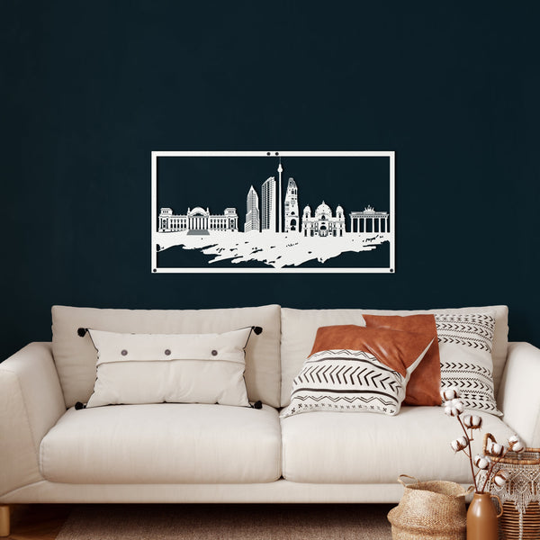 Berlin Skyline Metal Wall Art