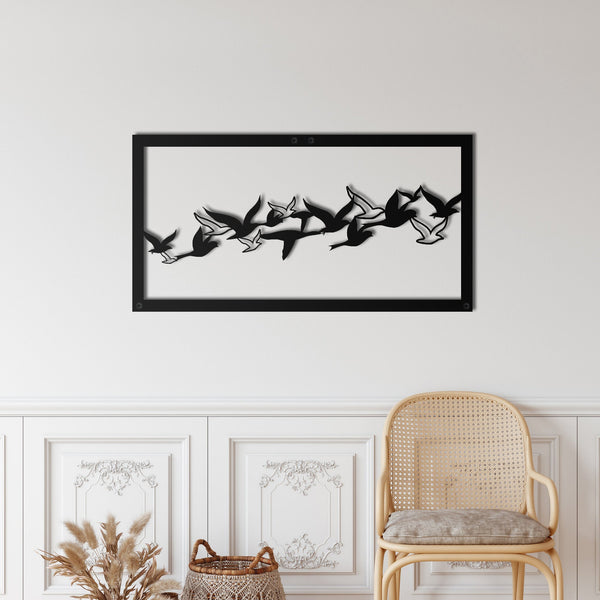 Birds Metal Wall Art