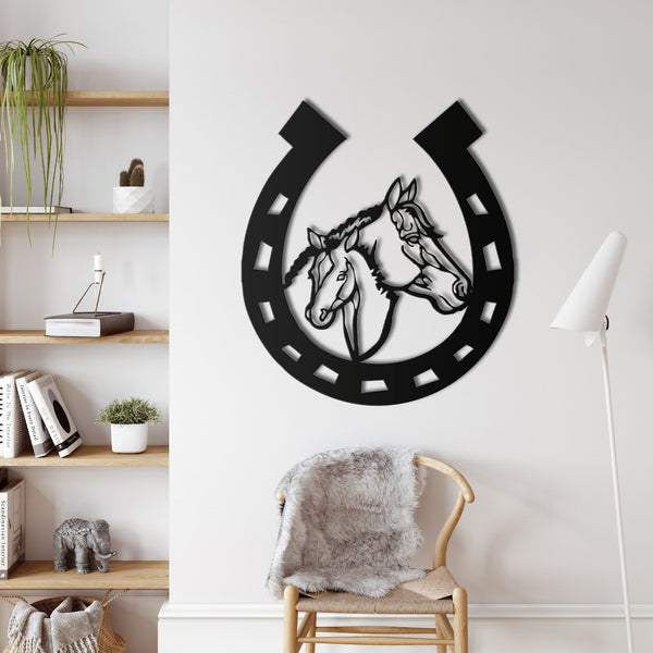 Horseshoe Metal Wall Art