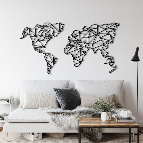 Geometric World Map