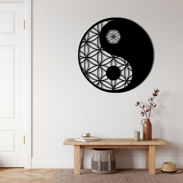 Yin Yang  Metal Wall Art