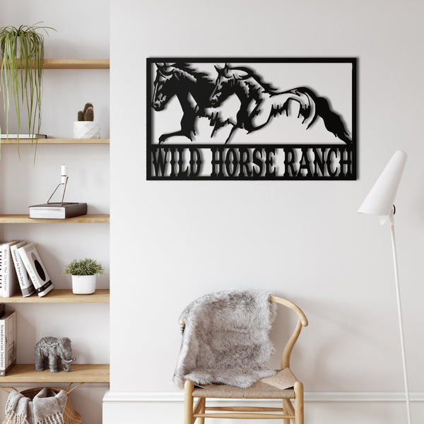 Horse Metal Wall Art