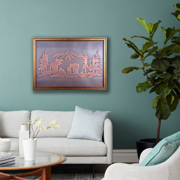 Mosses Family Copper Wall Art