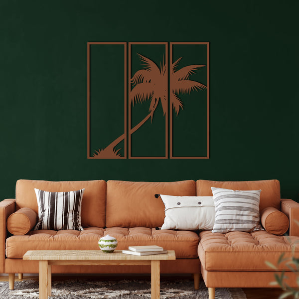 Palm Tree Metal Wall Art