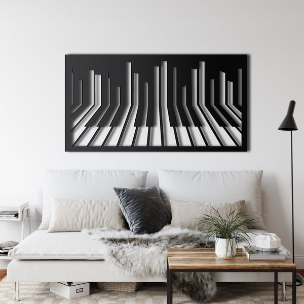 Piano Metal Wall Art