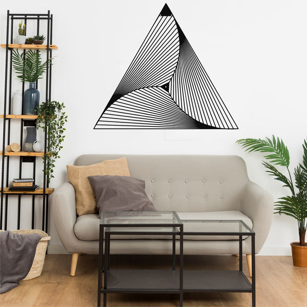 Triangle Metal Wall Art