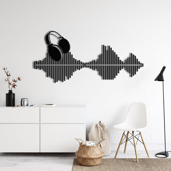 Rhythm of the Music Metal Wall Art