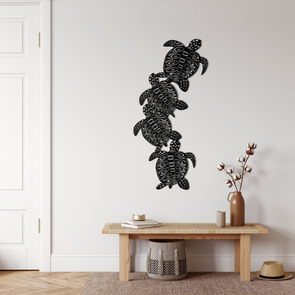 Turtle Metal Wall Art