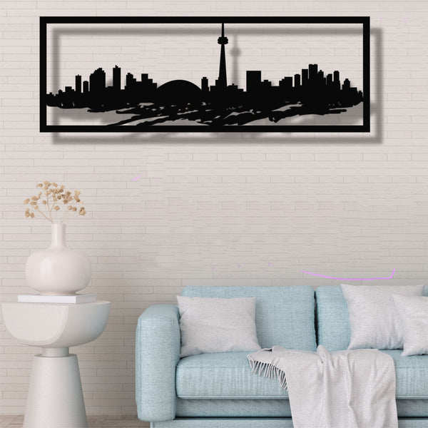 Toronto Skyline Metal Wall Art