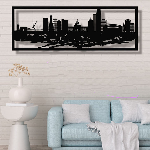 Oklahoma Skyline Metal Wall Art