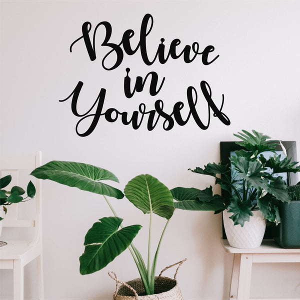 Believe in Yourself Metal Wall Art