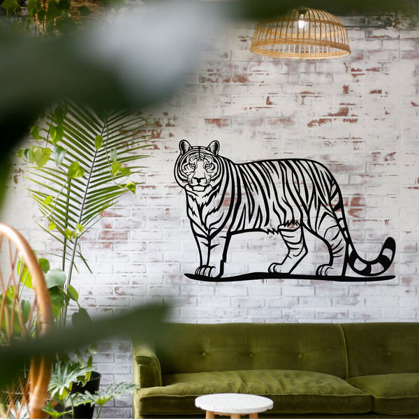 Tiger Metal Wall Art