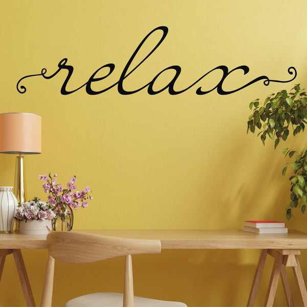 Relax Metal Wall Art