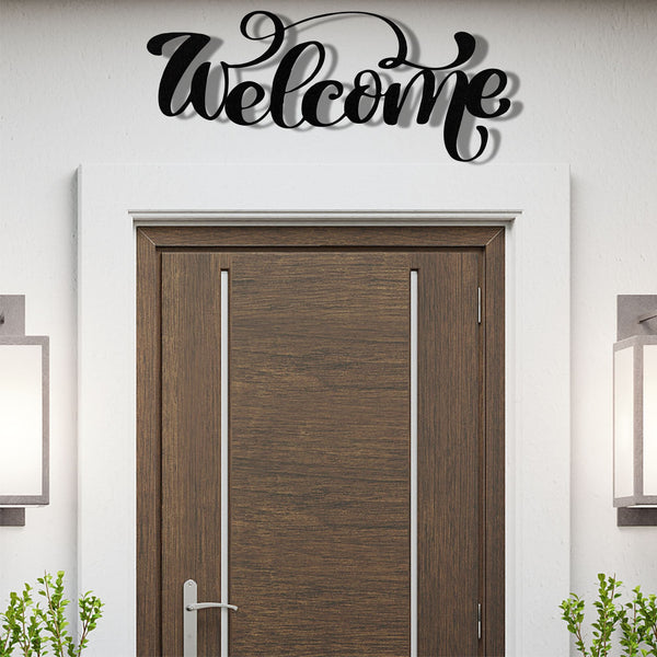 Welcome Metal Wall Art