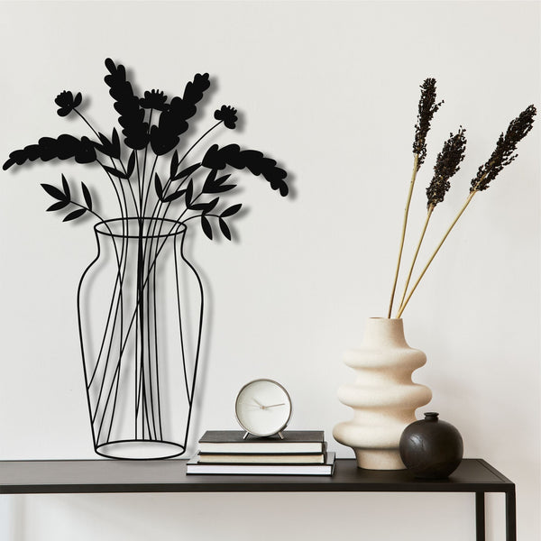 Vase Metal Wall Decor