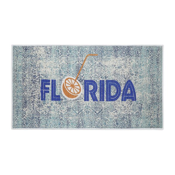 Florida Design Multipurpose Floor Mat | 24"x44" | Multicolor